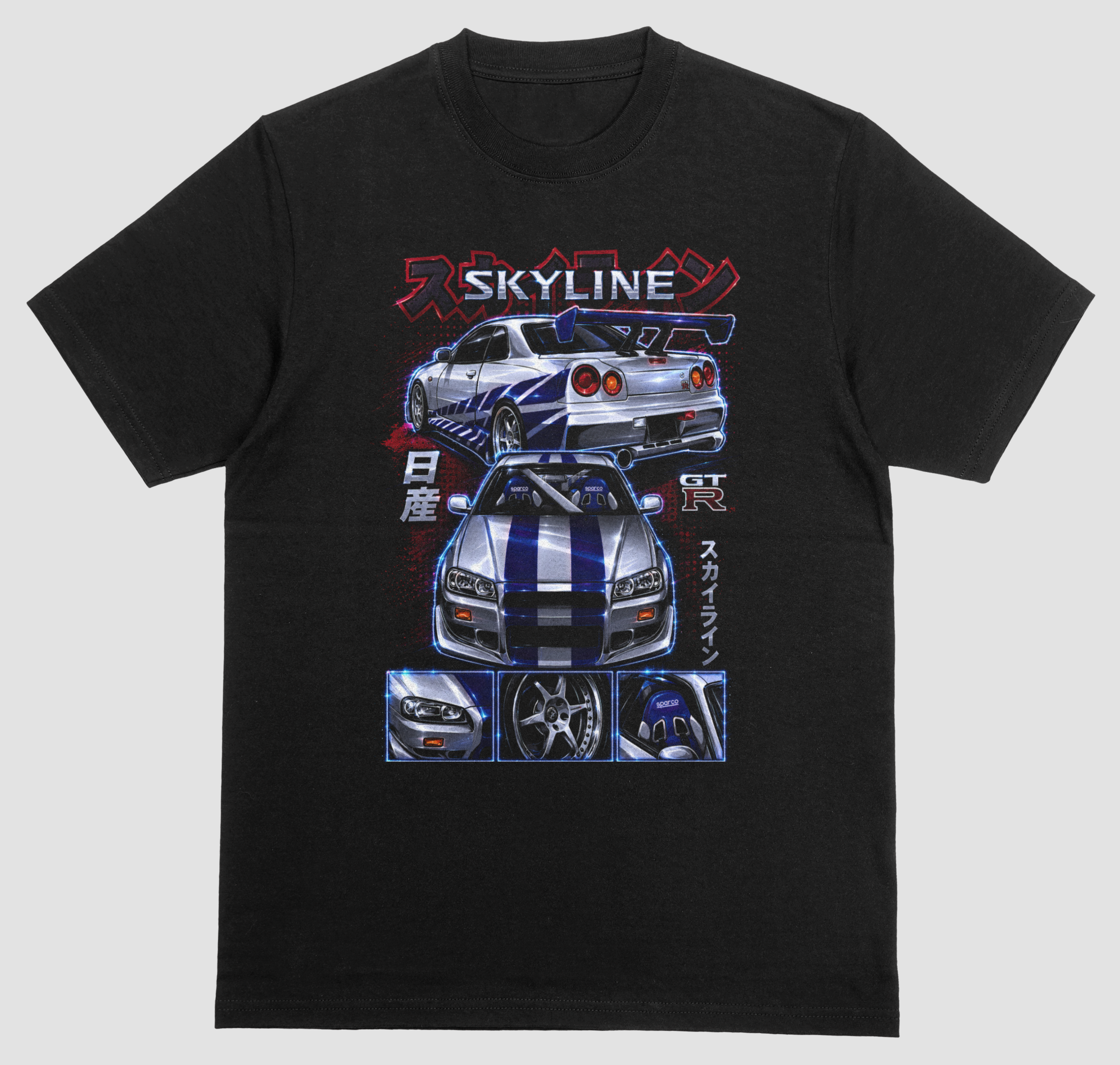 Stripes Graphic Short Sleeve Tee