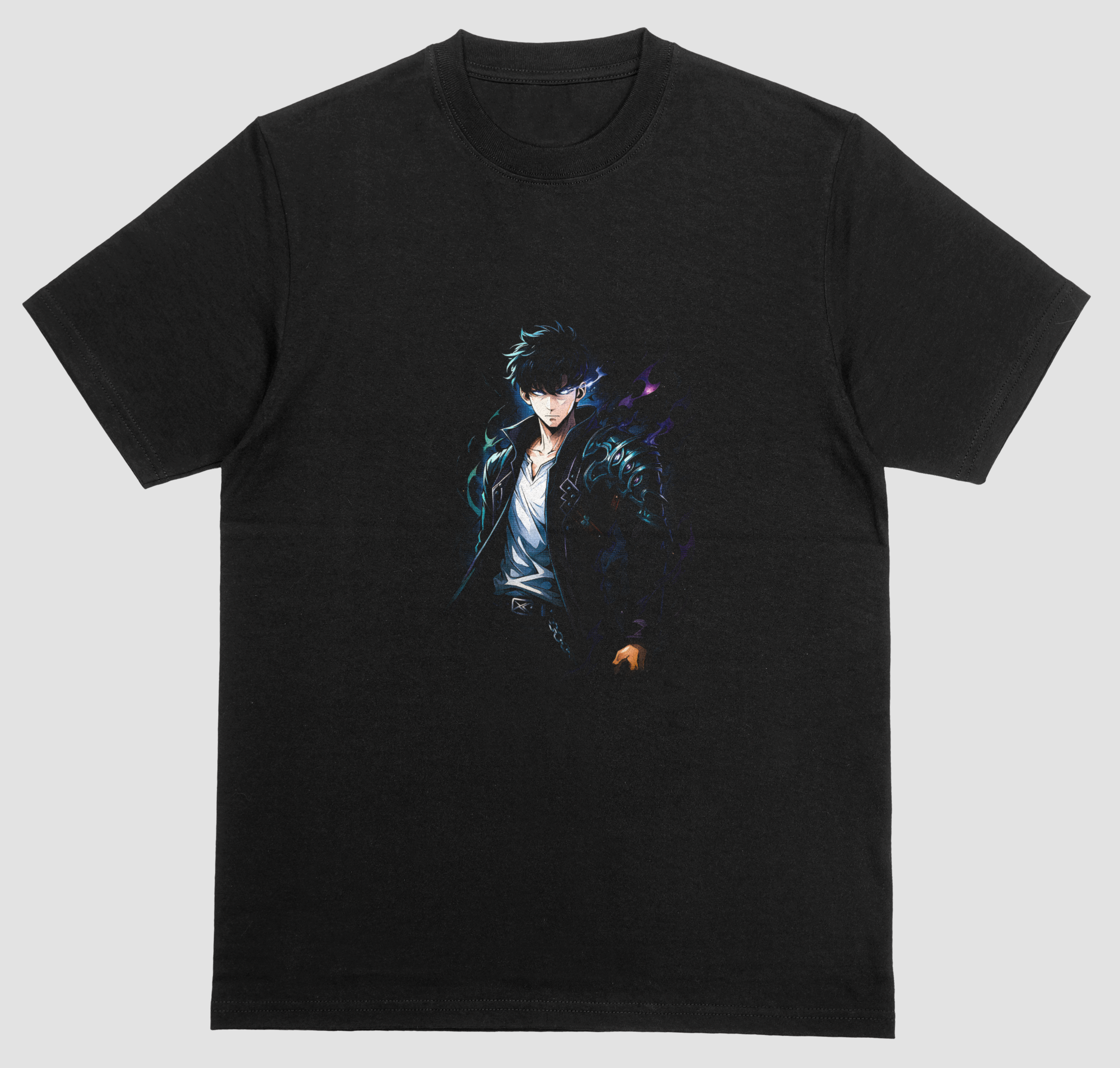Sung Jinwoo SOL Inspired Graphic Short Sleeve Tee
