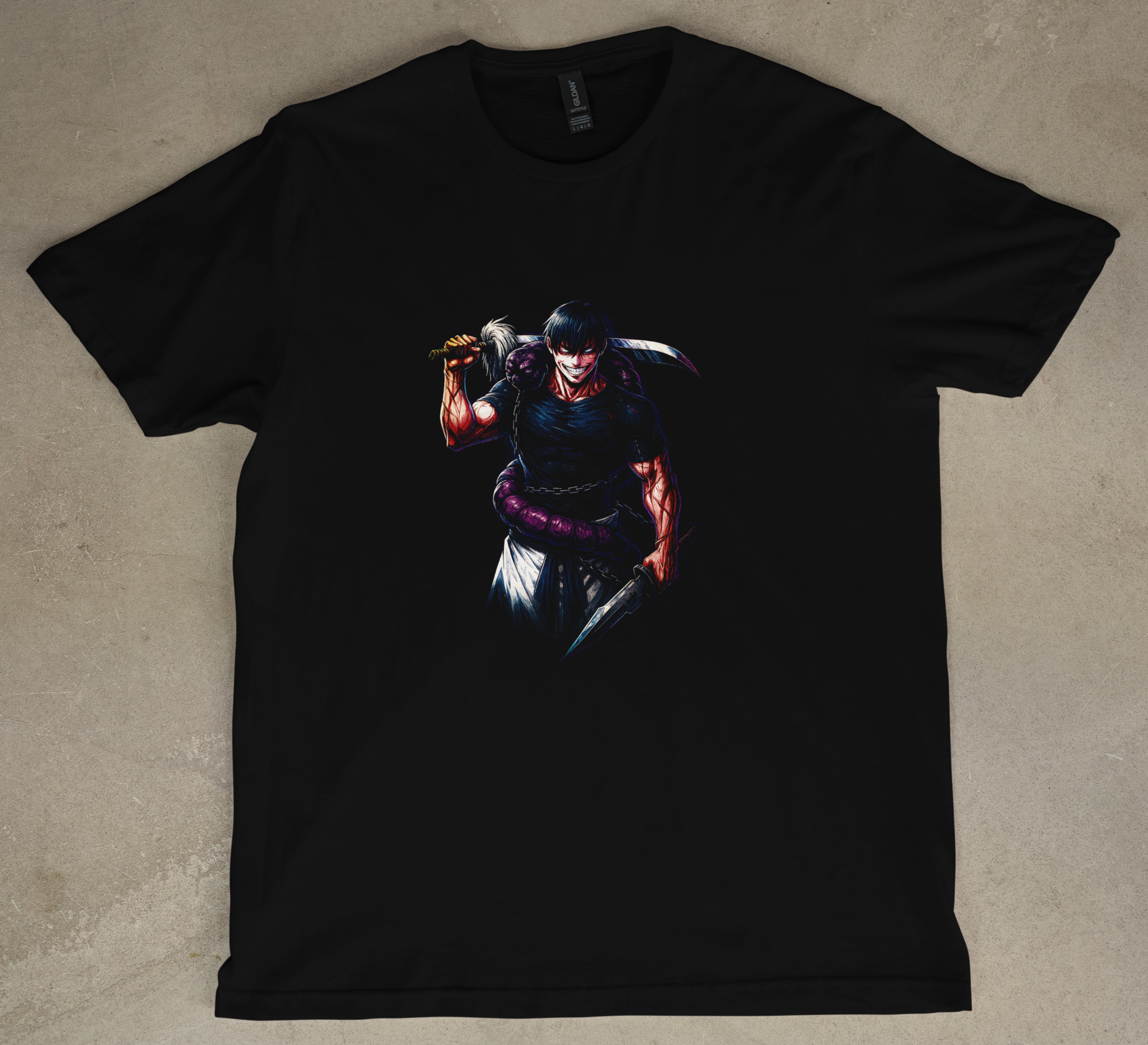 Toji Fushiguro JJK Inspired Graphic Short Sleeve Tee