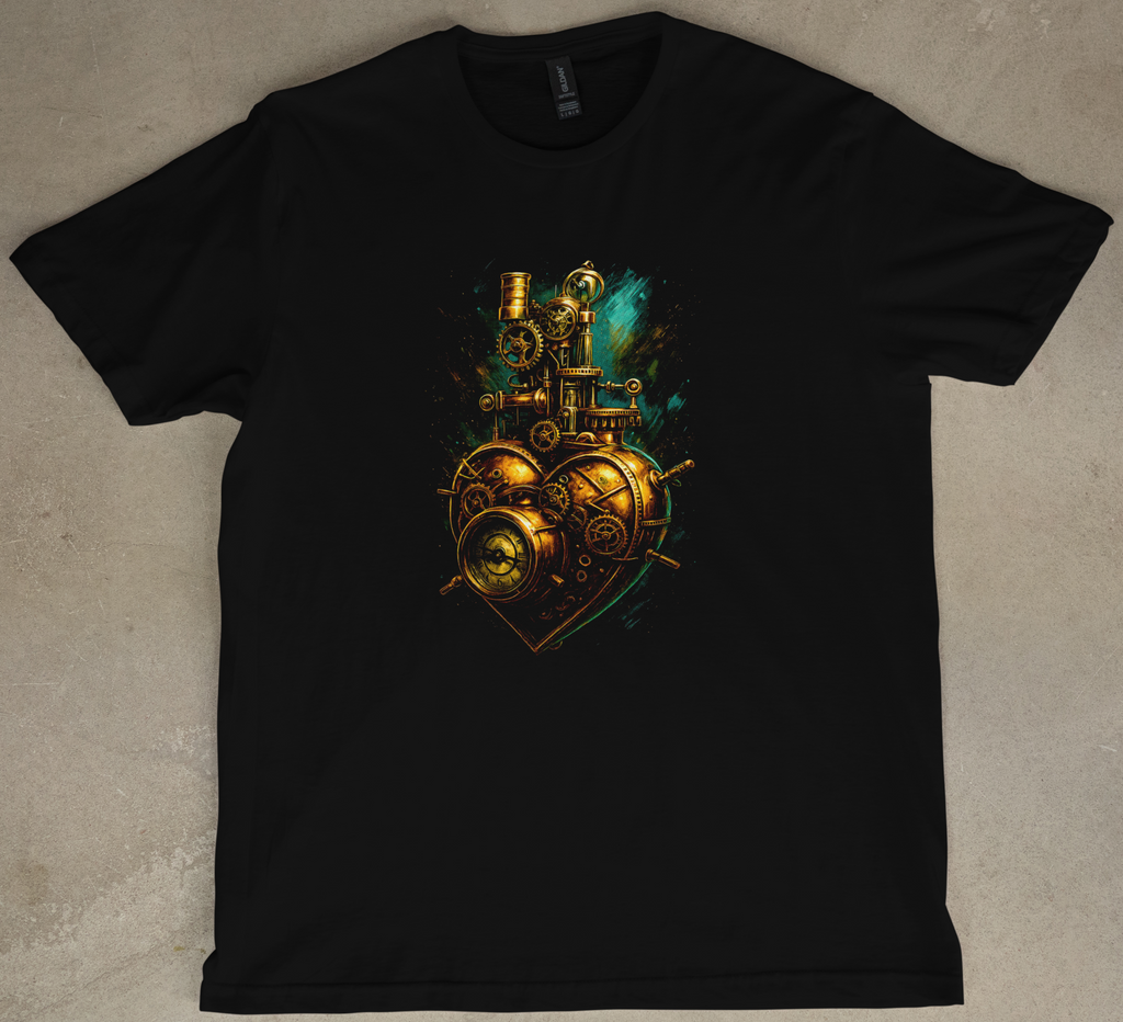 Beating Heart Graphic Short Sleeve Tee