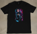 Woman Bounty Hunter Graphic Short Sleeve Tee