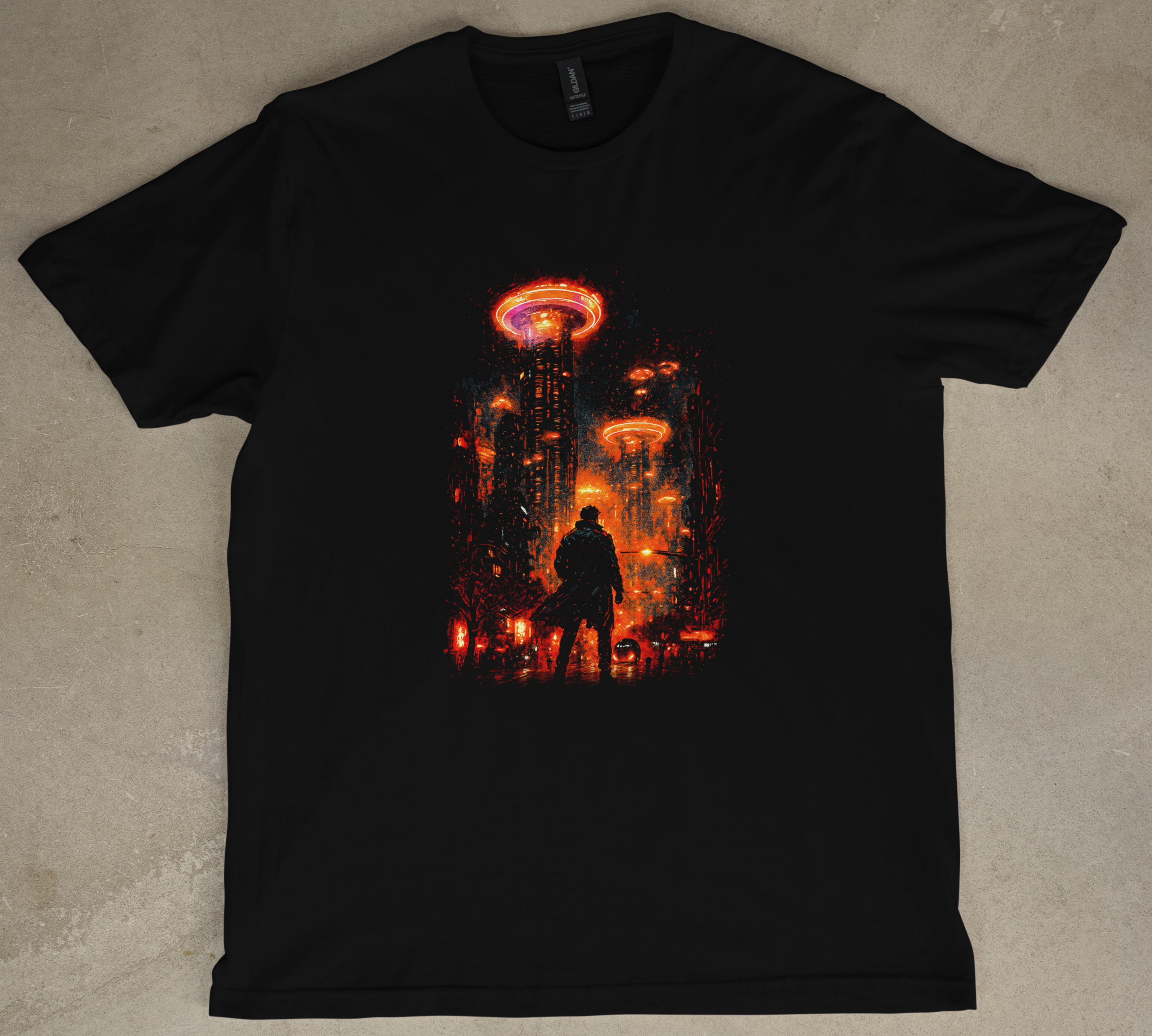 Fire City Graphic Short Sleeve Tee