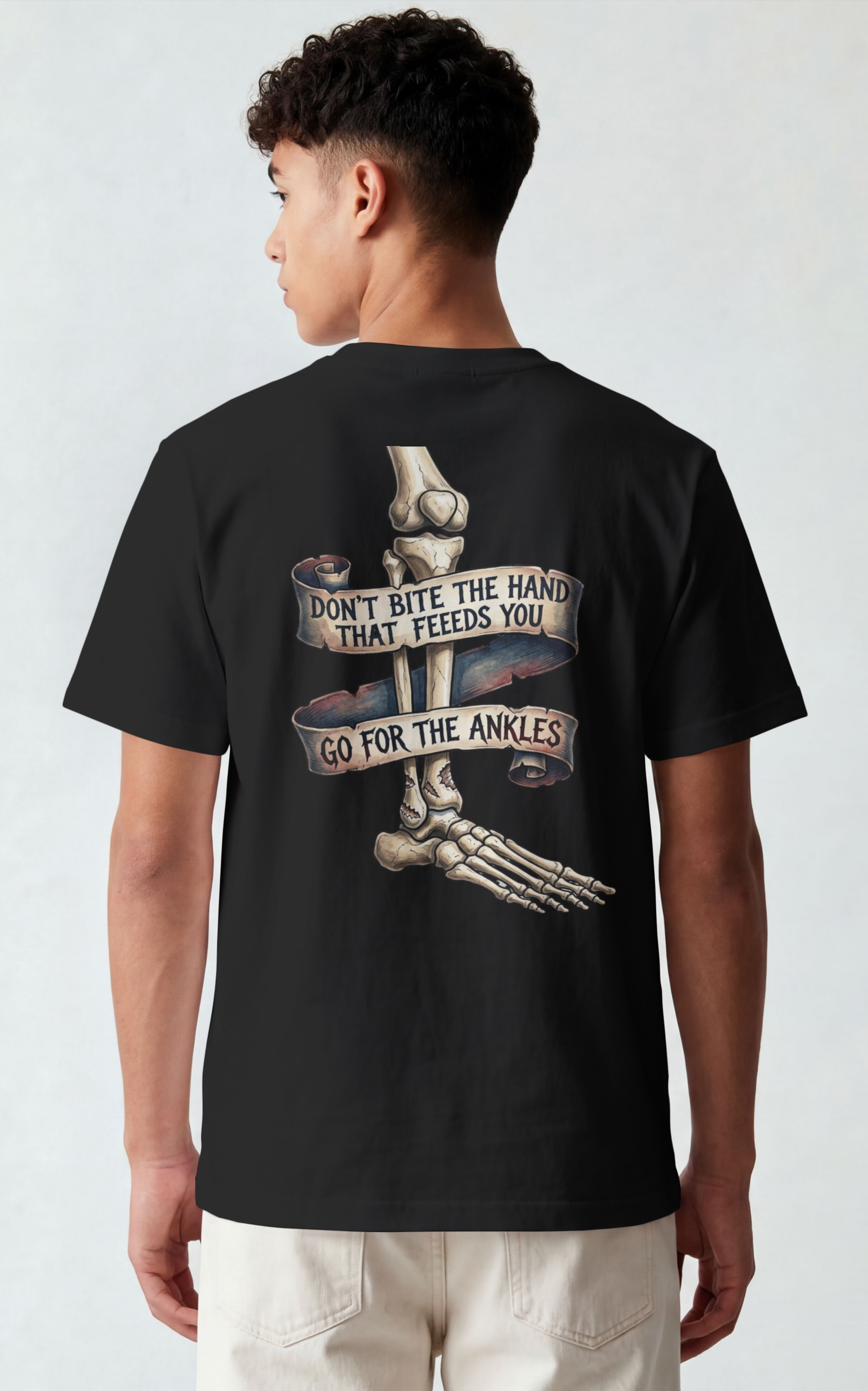 Go For The Ankle Graphic Short Sleeve Tee