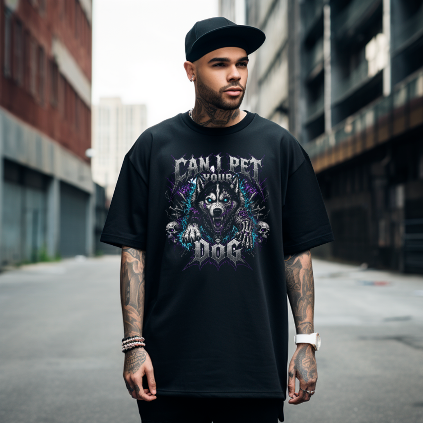 Zombie Wolf Graphic Short Sleeve Tee