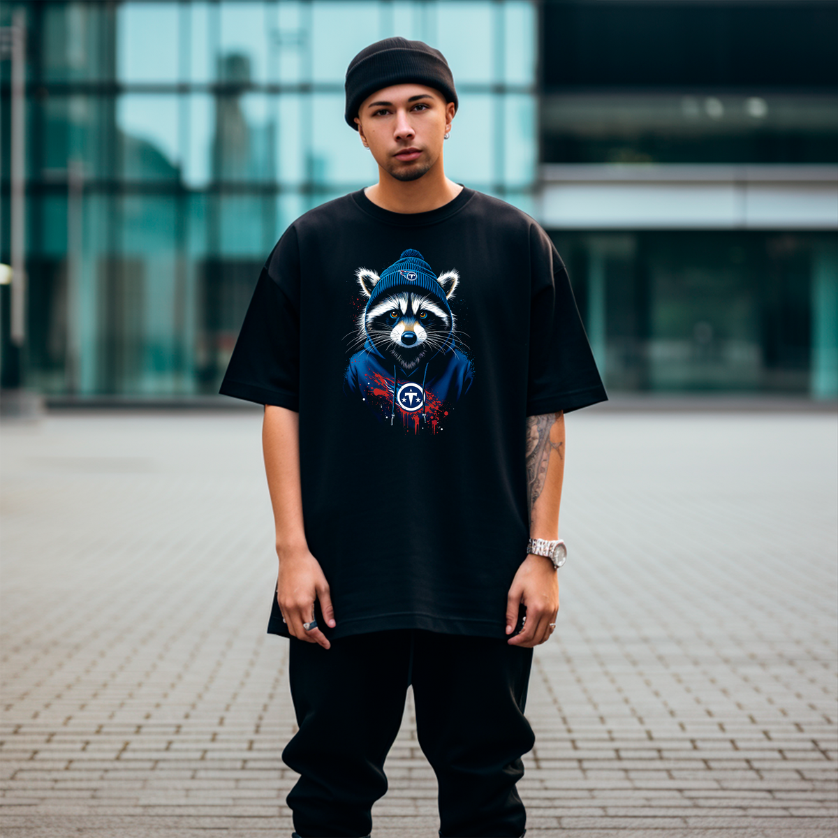 Titans Racoon Short Sleeve Tee